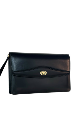 Vintage Gucci Logo Shoulder Bag