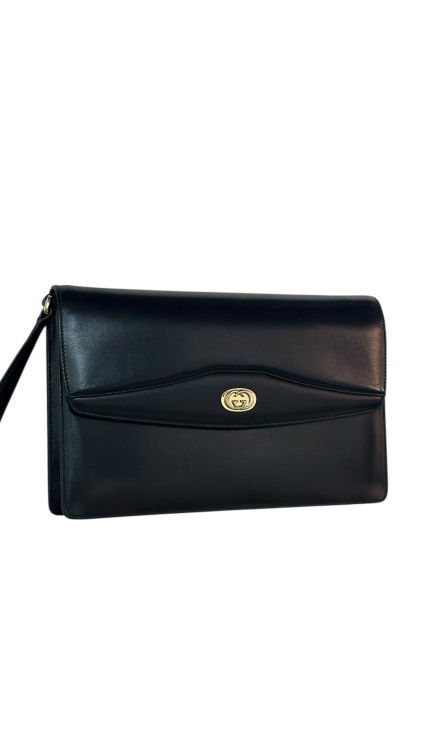 Vintage Gucci Logo Shoulder Bag