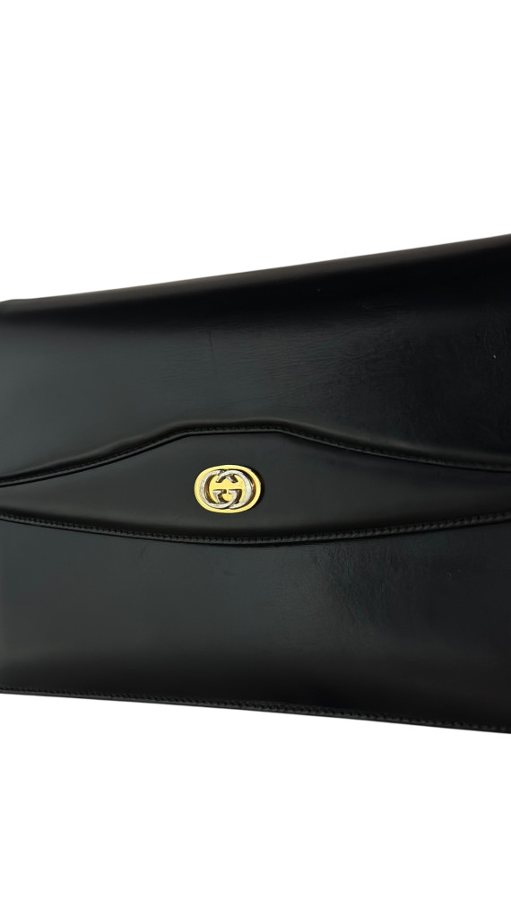 Vintage Gucci Logo Shoulder Bag