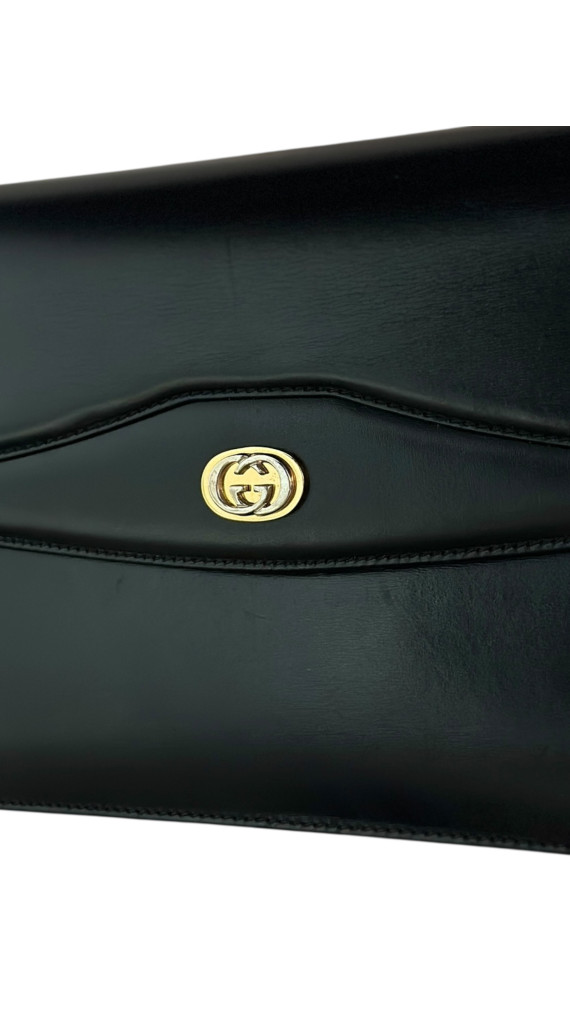 Vintage Gucci Logo Shoulder Bag