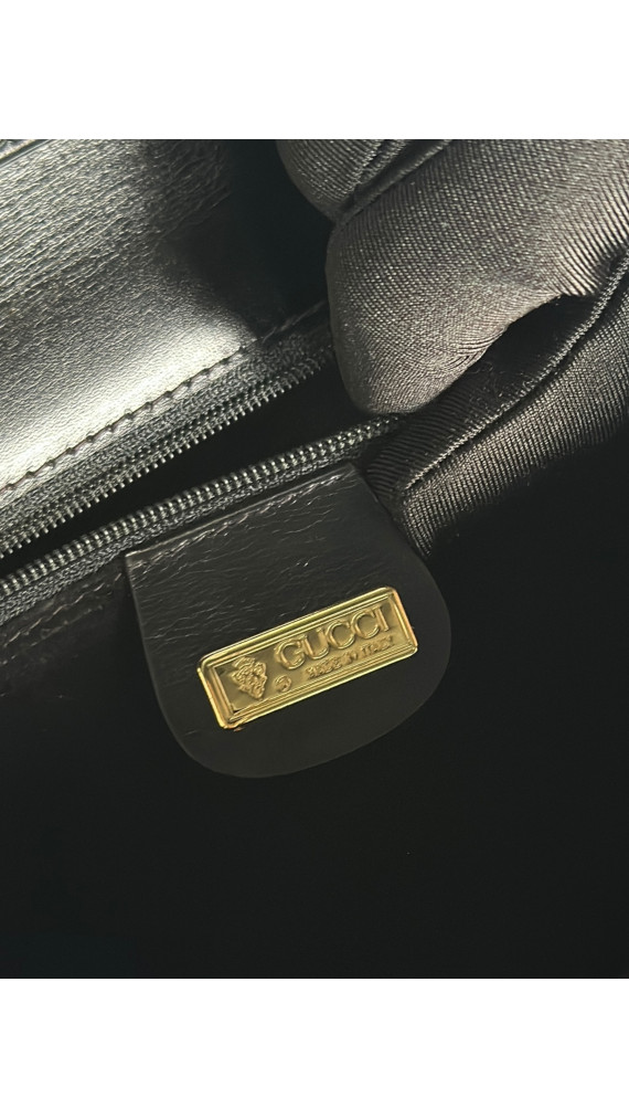 Vintage Gucci Logo Shoulder Bag