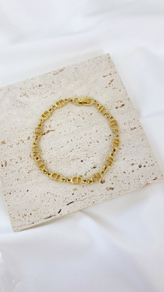 Autentisk Dior Armbånd m. eske