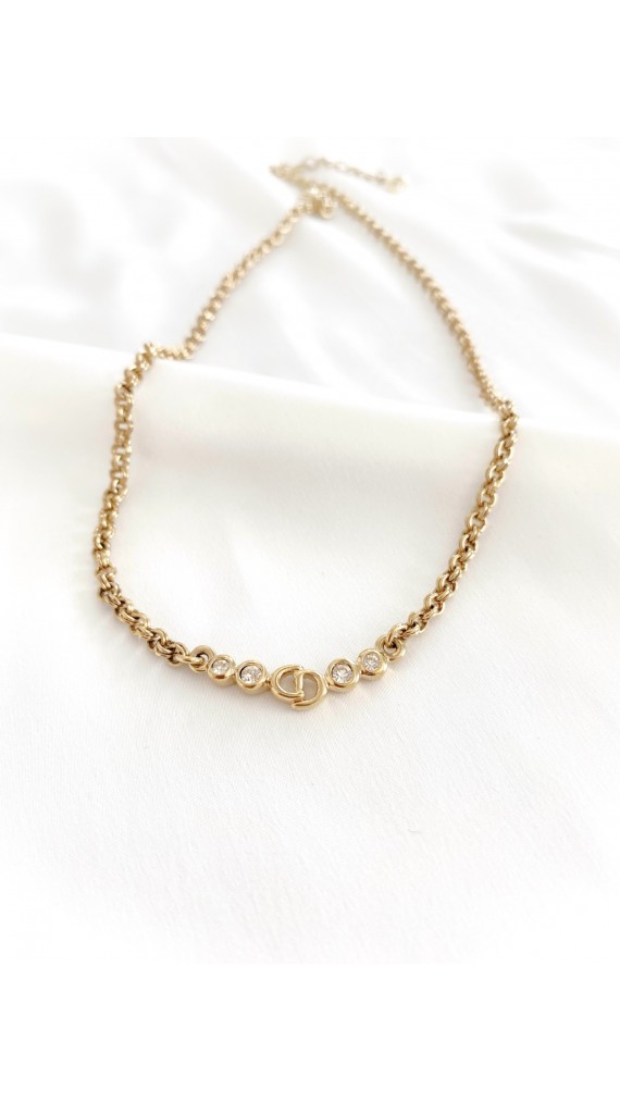 Autentisk Dior Halskjede