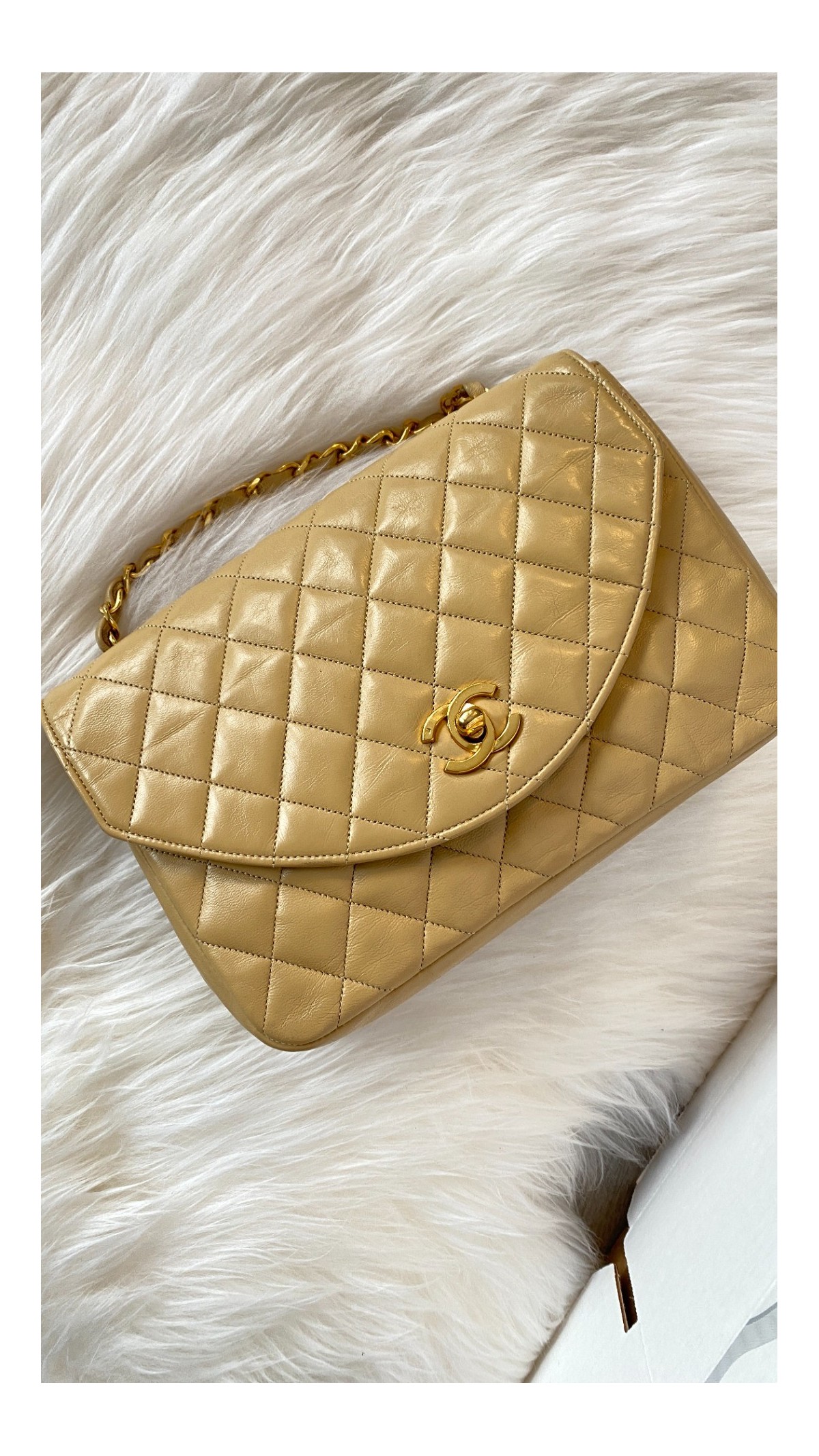 Chanel half moon best sale flap bag