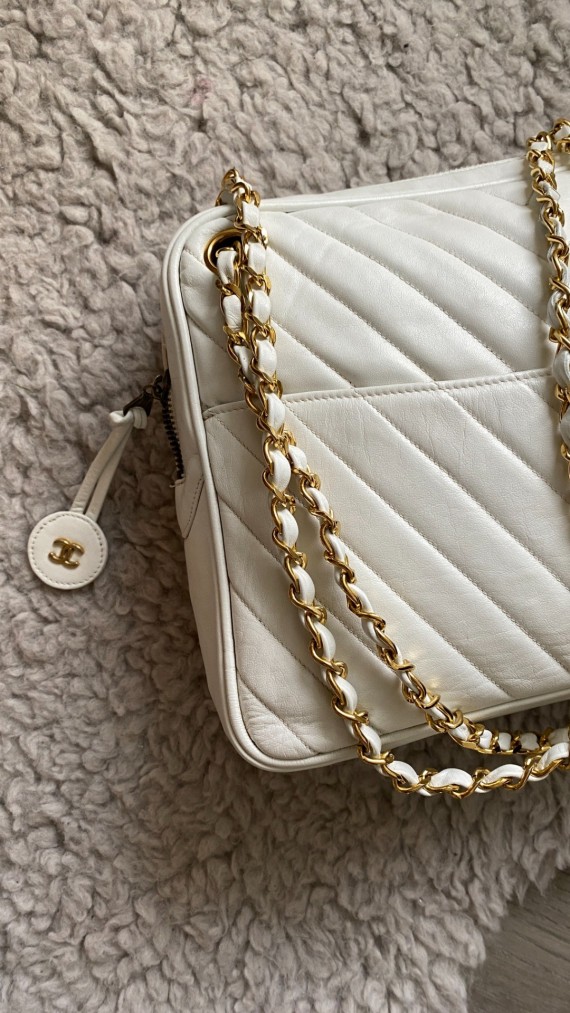Vintage Chanel Chevron Bag
