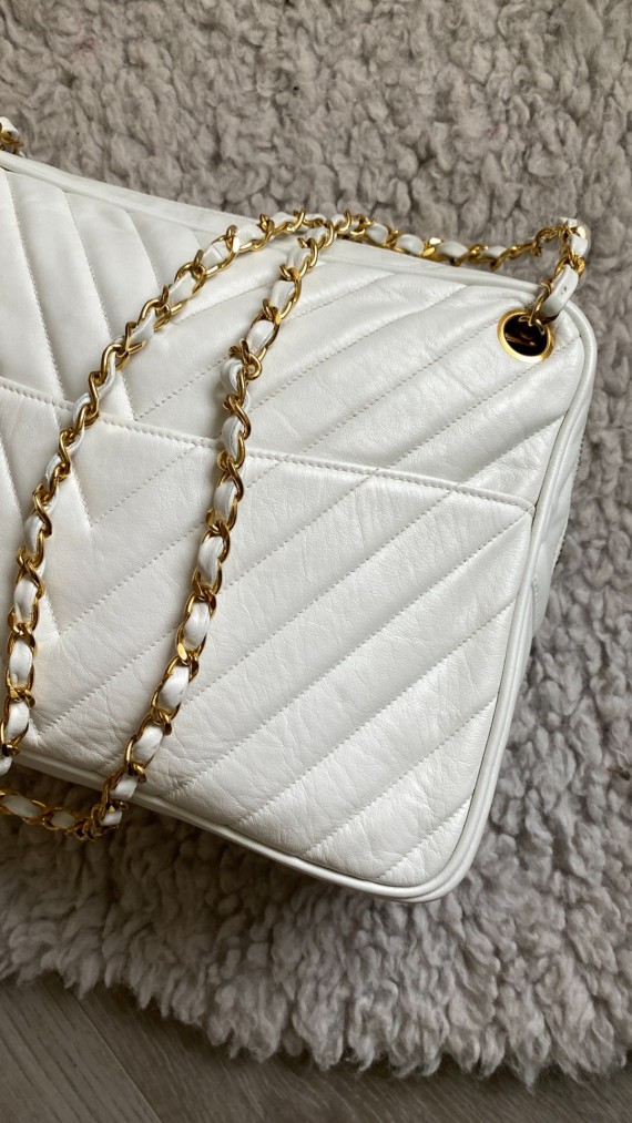 Vintage Chanel Chevron Bag