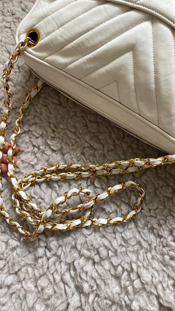 Vintage Chanel Chevron Bag