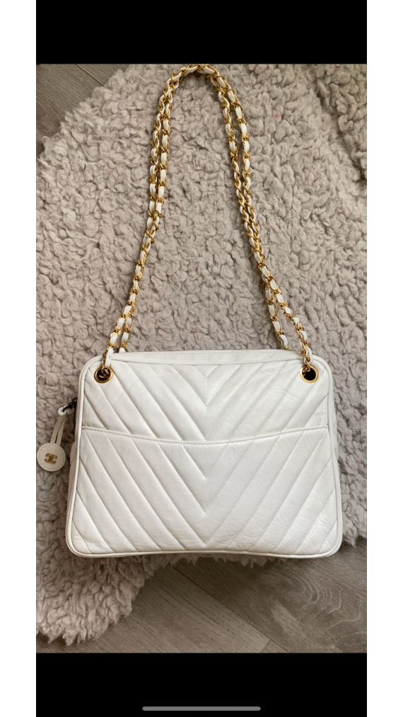 Vintage Chanel Chevron Bag